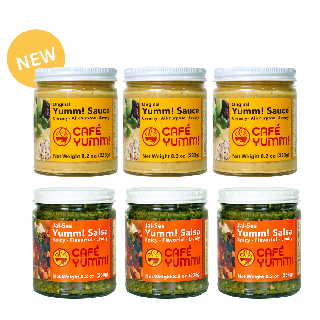 Jal-Ses® Yumm! Salsa & Yumm! Sauce® - Combo Case, six jars